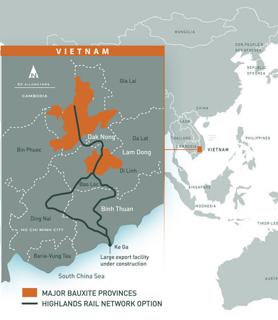 Vietnam Location Map